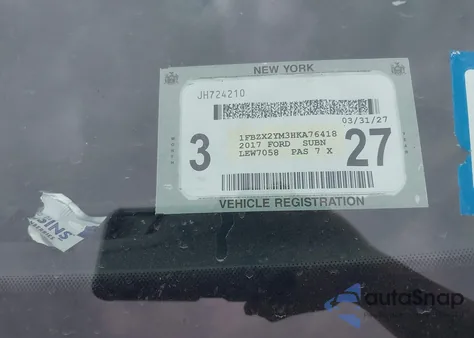 2017 Ford Transit Xl z USA, uszkodzony, nr VIN 1FBZX2YM3HKA76418